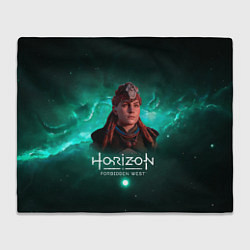 Плед флисовый Aloy - Элой Horizon Forbidden West, цвет: 3D-велсофт