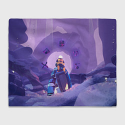 Плед флисовый Командо на корабле, цвет: 3D-велсофт