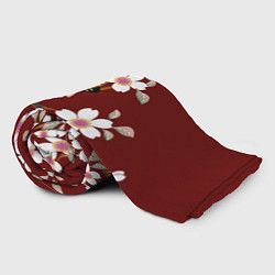 Плед флисовый Векторная весна, цвет: 3D-велсофт — фото 2