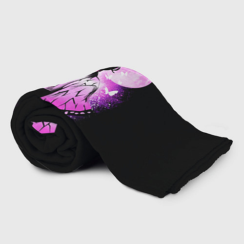 Плед Шинобу Кочо силуэт Клинок рассекающего демона / 3D-Велсофт – фото 2