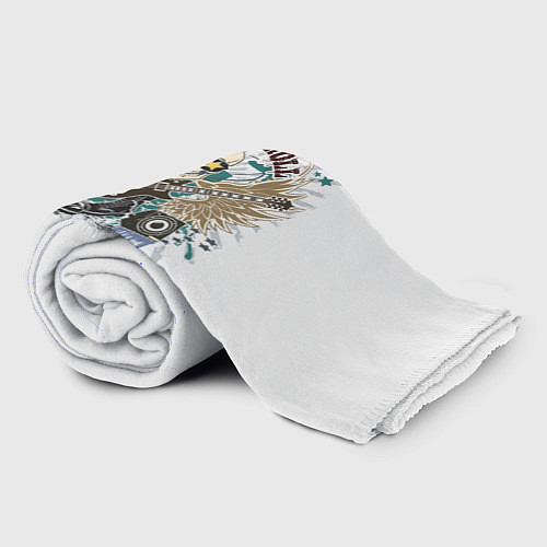 Плед ROCKNROLL музыкант / 3D-Велсофт – фото 2