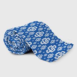 Плед флисовый Blue Pattern Dope Camo Dope Street Market, цвет: 3D-велсофт — фото 2