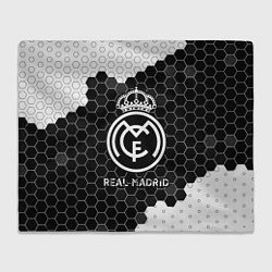 Плед флисовый REAL MADRID Real Madrid Графика, цвет: 3D-велсофт