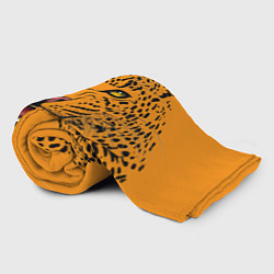Плед флисовый Leopard Леопард, цвет: 3D-велсофт — фото 2