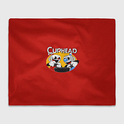 Плед флисовый Cuphead and Mugman Gamers, цвет: 3D-велсофт