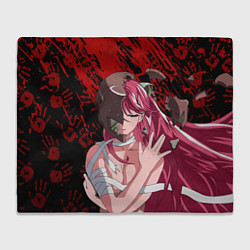 Плед флисовый Elfen Lied 3D, цвет: 3D-велсофт