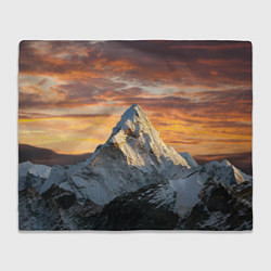 Плед флисовый Та самая Джомолунгма Сагарматха Everest, цвет: 3D-велсофт