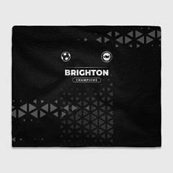 Плед флисовый Brighton Форма Champions, цвет: 3D-велсофт