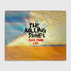 Плед флисовый Hyde Park Live - The Rolling Stones, цвет: 3D-велсофт