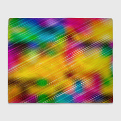 Плед флисовый RAINBOW POLYCHROME, цвет: 3D-велсофт