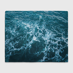 Плед флисовый Blue ocean, цвет: 3D-велсофт