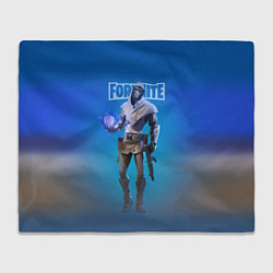 Плед флисовый Fortnite Fusion skin Video game Hero, цвет: 3D-велсофт