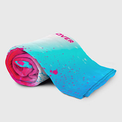 Плед флисовый Land Rover Neon Gradient, цвет: 3D-велсофт — фото 2