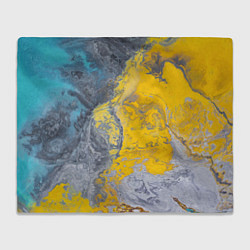 Плед флисовый Извержение Красок, цвет: 3D-велсофт