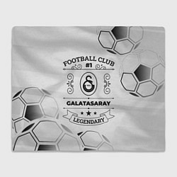Плед флисовый Galatasaray Football Club Number 1 Legendary, цвет: 3D-велсофт