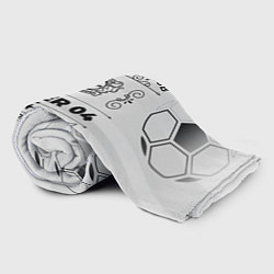 Плед флисовый Bayer 04 Football Club Number 1 Legendary, цвет: 3D-велсофт — фото 2