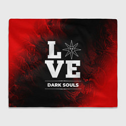 Плед флисовый Dark Souls Love Классика, цвет: 3D-велсофт