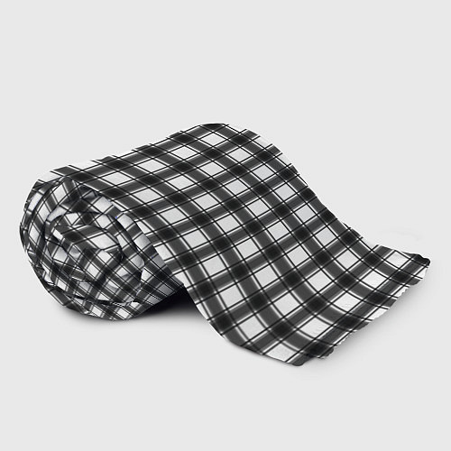 Плед Black and white trendy checkered pattern / 3D-Велсофт – фото 2