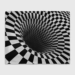Плед флисовый Портал - оптическая иллюзия, цвет: 3D-велсофт