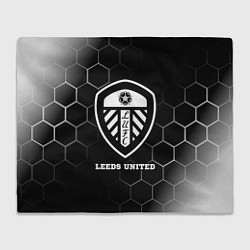 Плед Leeds United sport на темном фоне
