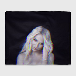 Плед флисовый Britney Spears Glitch, цвет: 3D-велсофт