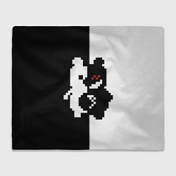 Плед флисовый Monokuma pixel, цвет: 3D-велсофт