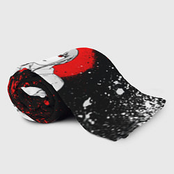 Плед флисовый Человек-бензопила - манга - Макима, цвет: 3D-велсофт — фото 2