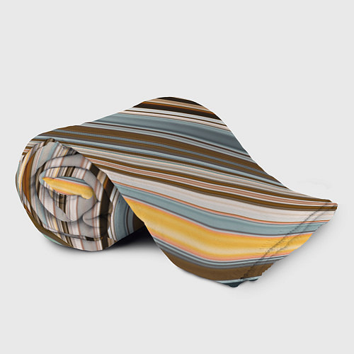 Плед Colored wavy lines / 3D-Велсофт – фото 2