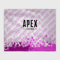 Плед флисовый Apex Legends pro gaming: символ сверху, цвет: 3D-велсофт