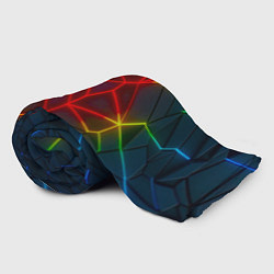 Плед флисовый Семицветный перелив, цвет: 3D-велсофт — фото 2