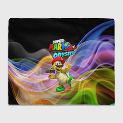 Плед флисовый Super Mario Odyssey - Hero turtle Koopa Troopa, цвет: 3D-велсофт