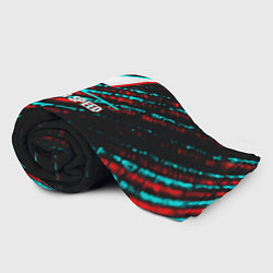 Плед флисовый Need for Speed в стиле glitch и баги графики на те, цвет: 3D-велсофт — фото 2