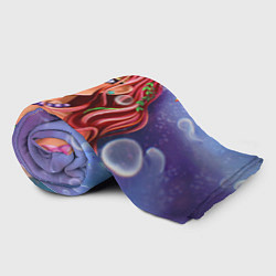Плед флисовый Милая русалочка, цвет: 3D-велсофт — фото 2