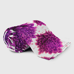 Плед флисовый Яркие цветочные бутоны, цвет: 3D-велсофт — фото 2