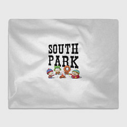 Плед флисовый South park кострёр, цвет: 3D-велсофт