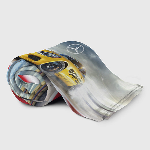 Плед Mercedes AMG V8 Biturbo на трассе / 3D-Велсофт – фото 2