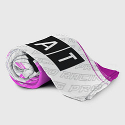 Плед флисовый Fiat pro racing: надпись и символ, цвет: 3D-велсофт — фото 2