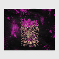 Плед флисовый Slipknot pink, цвет: 3D-велсофт