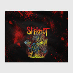 Плед флисовый Slipknot Monster, цвет: 3D-велсофт