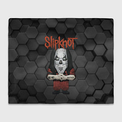 Плед флисовый Slipknot seven art, цвет: 3D-велсофт