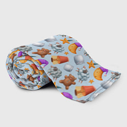 Плед флисовый Барашки и подушки, цвет: 3D-велсофт — фото 2