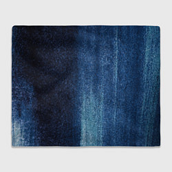 Плед флисовый Синие блёстки во тьме, цвет: 3D-велсофт