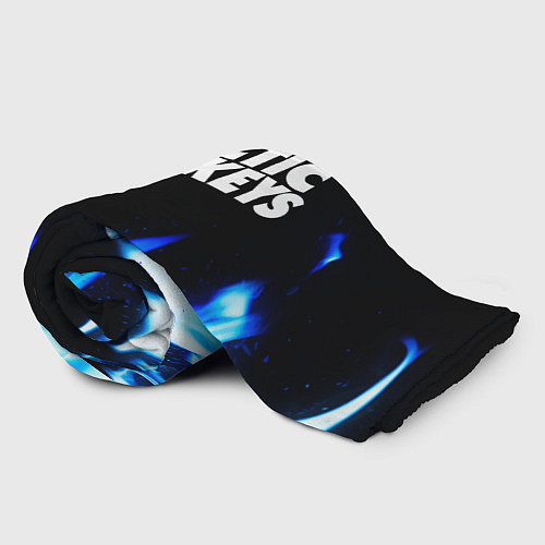 Плед Arctic Monkeys blue fire / 3D-Велсофт – фото 2