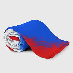 Плед флисовый Флаг России - триколор, цвет: 3D-велсофт — фото 2