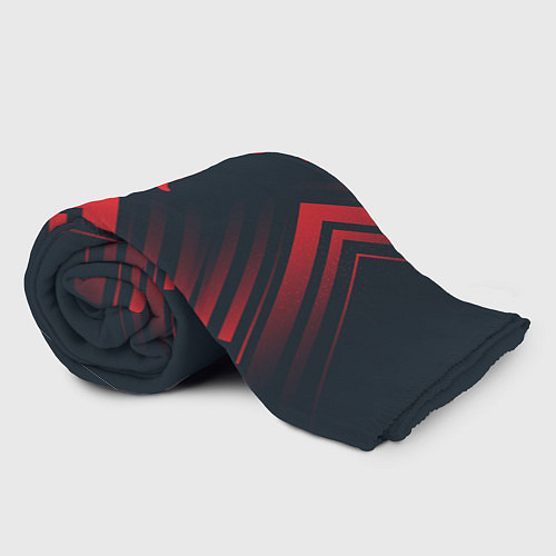 Плед Красный символ Counter Strike на темном фоне со ст / 3D-Велсофт – фото 2