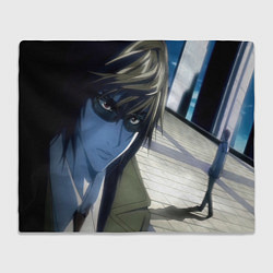Плед флисовый Death Note - Тэру Миками, цвет: 3D-велсофт