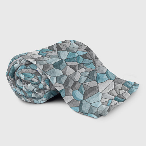 Плед Мозаика из цветных камней / 3D-Велсофт – фото 2