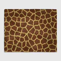 Плед флисовый Текстура жирафа, цвет: 3D-велсофт