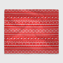 Плед флисовый Jacquard pattern, цвет: 3D-велсофт