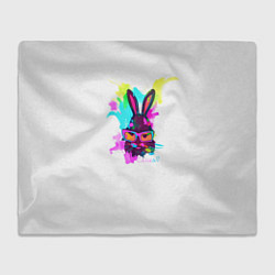 Плед флисовый Rabbit casuall, цвет: 3D-велсофт